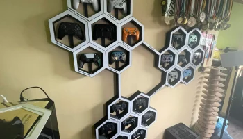Шестиугольная полка со светодиодной подсветкой........