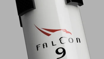 SpaceX - Falcon 9 Block 5 - Простой - Масштаб 1/30 [ОКОНЧАТЕ 6