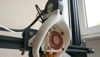 CR-10/10S/Ender3 FANG для вентилятора 5015 - гладкая конс... 4