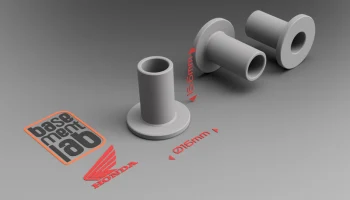 Боковая крышка Honda для обтекателей HONDA - Collarino Ca..