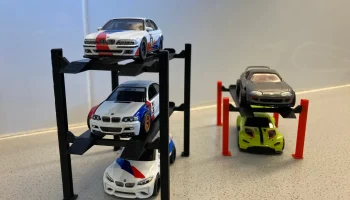 Литой под давлением стенд Hot Wheels с 4 опорами для автомоб 1