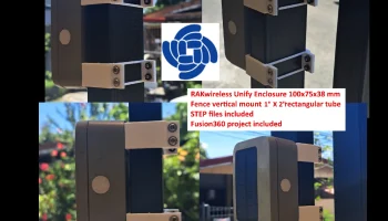 Монтаж в шкафу RAK Unify, вертикальная рейка 2x1"........