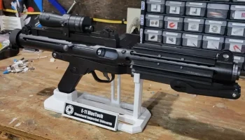 E-11 Blaster от mh319 Remixed с инструкциями, артикуляцией и 3