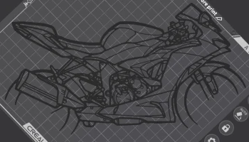 Настенное искусство Kawasaki Ninja ZX-6R 1