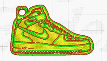 Nike Air Force 1 High (брелок / Llavero) 3
