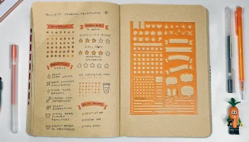 Шаблон журнала Bullet Journal