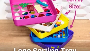 Lego Sorting Tray (штабелируемый компактный органайзер из... 7