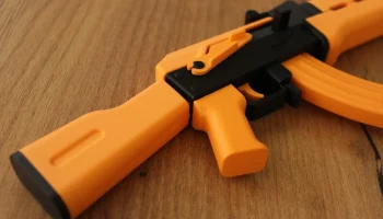 Карманная винтовка АК-47 - игрушка с продольно-скользящим... 6