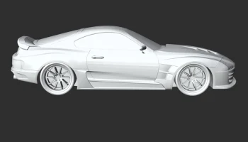 Toyota Supra V12 от Top Secret, настенный монтаж............ 5