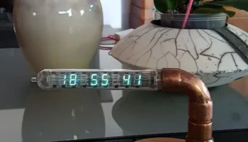 Часы Nixie в стиле стимпанк IV18 с VFD: открытый вызов ди..