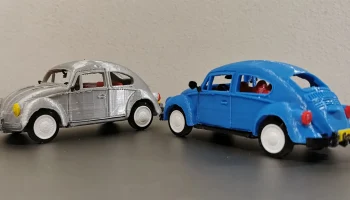 VW Beetle с двигателем 1:45, автор Эд ван дер Хейден. 1
