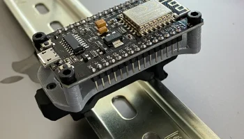 ESP8266 NodeMCU v3 DIN-крепление