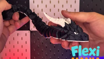 Flexi Dragon Шарнирная печать на месте