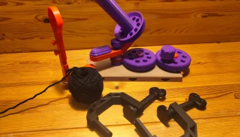 Намоточное устройство для пряжи, напечатанное на 3D-принт... 4