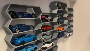 Шестиугольная полка Hot Wheels 1