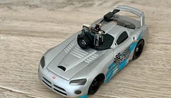 Шасси радиоуправляемой машинки для корпуса в масштабе 1/43 4