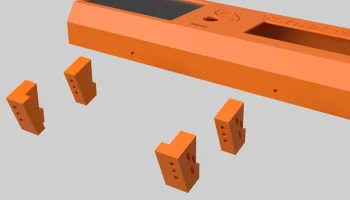 ЖК-дисплей Hyperpixel 4 дюйма MK3S+ RPI 4B с крышкой 3