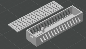 Корпус ESP32-C3 с открытым пространством для воздушного д..