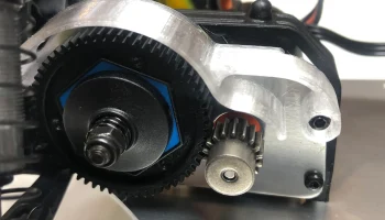 Крышка мотор-редуктора Losi Mini_B_T 2.0
