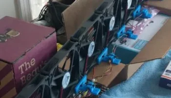Крепление для вентилятора компьютера с плоской поверхност... 2