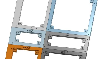 Модульная рамка/лоток для материнской платы ITX/DTX/mATX/...