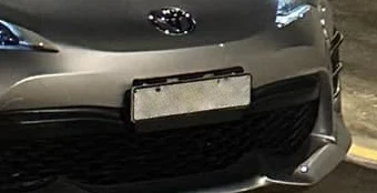 Тонкий держатель/переходник номерного знака Toyota 86 (BR... 1