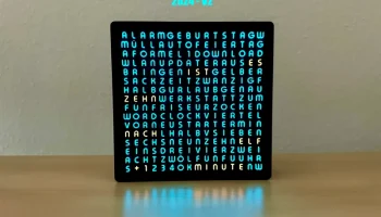 WordClock 16x16 - 2024 г. 2