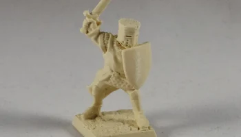 Crusader Knight 28 мм (без опоры, подходит для FDM)... 1