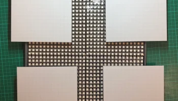 Рамка светодиодной матрицы 32x32 с рассеивающей решеткой... 5