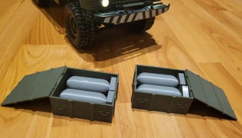 Ящик для оружия с авиабомбой 1 в масштабе 16 для WPL RC T... 3