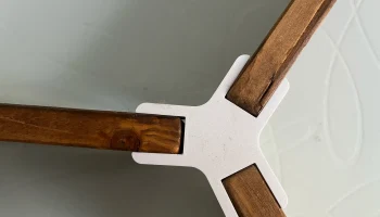 Соединительная полка из деревянной доски своими руками, м.. 3