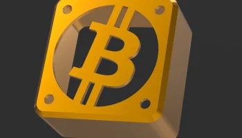 Крышка вентилятора Bitcoin (только 4010, 4020 и лицевая п...