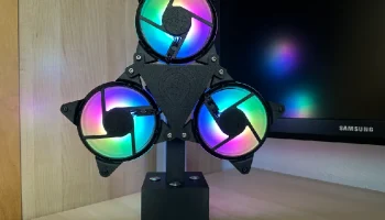 3 x 120-мм держатель вентилятора с RGB-подсветкой, управл... 1