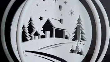 Рождественское вращающееся украшение Winterland 2 Рождественское вращающееся украшение Winterland 2