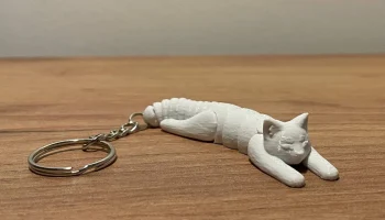 Шарнирный кот (брелок) 3