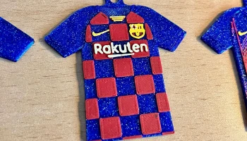 Брелок для футболки ФК "Барселона" - Nike эпохи 2004-2025... 6
