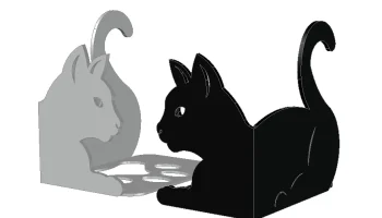 Подставки для книг "Кошки" /серия "Коты-воины"... 1