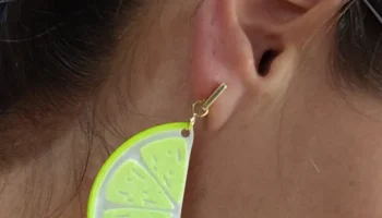Pendientes de limón o de naranja / Серьги с лимоном и апе... Pendientes de limón o de naranja / Серьги с лимоном и апе...
