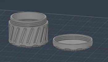 КОНТЕЙНЕР С ЗАВИНЧИВАЮЩЕЙСЯ ВЕРШИНОЙ 75X110.........