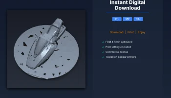 Модель дисплея велосипеда Hover - файл STL для 3D-печати... 1