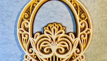 Богато украшенная монограмма буквы О Богато украшенная монограмма буквы О