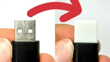 Минималистичный защитный колпачок USB-A (идеально подходи...