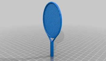Дело № 16: Теннисная ракетка OpenSCAD
