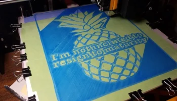 Трафарет для трафаретной печати: Psych Pineapple Design..... 2