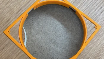 Bohrschablon 140 мм PC Lufter fuer DIY Projekt - Virtuell..