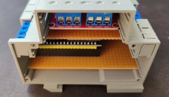 универсальный корпус 4TE (4DU) для ESP32, ESP8266 или люб..