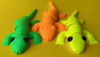 Шарнирная ящерица, милая гибкая игрушка-животное.........