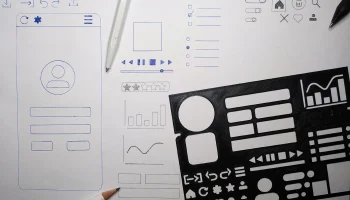 UI/UX трафарет в формате А6