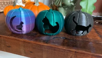 Чайная свеча Cat Jack-O-Lanterns