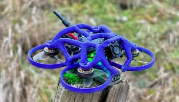 Генеративный дизайн 1,5-дюймовой рамы FPV-дрона...